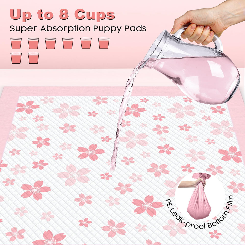 MIZOK dog pee pad quick-dry top layer for faster drying after use.