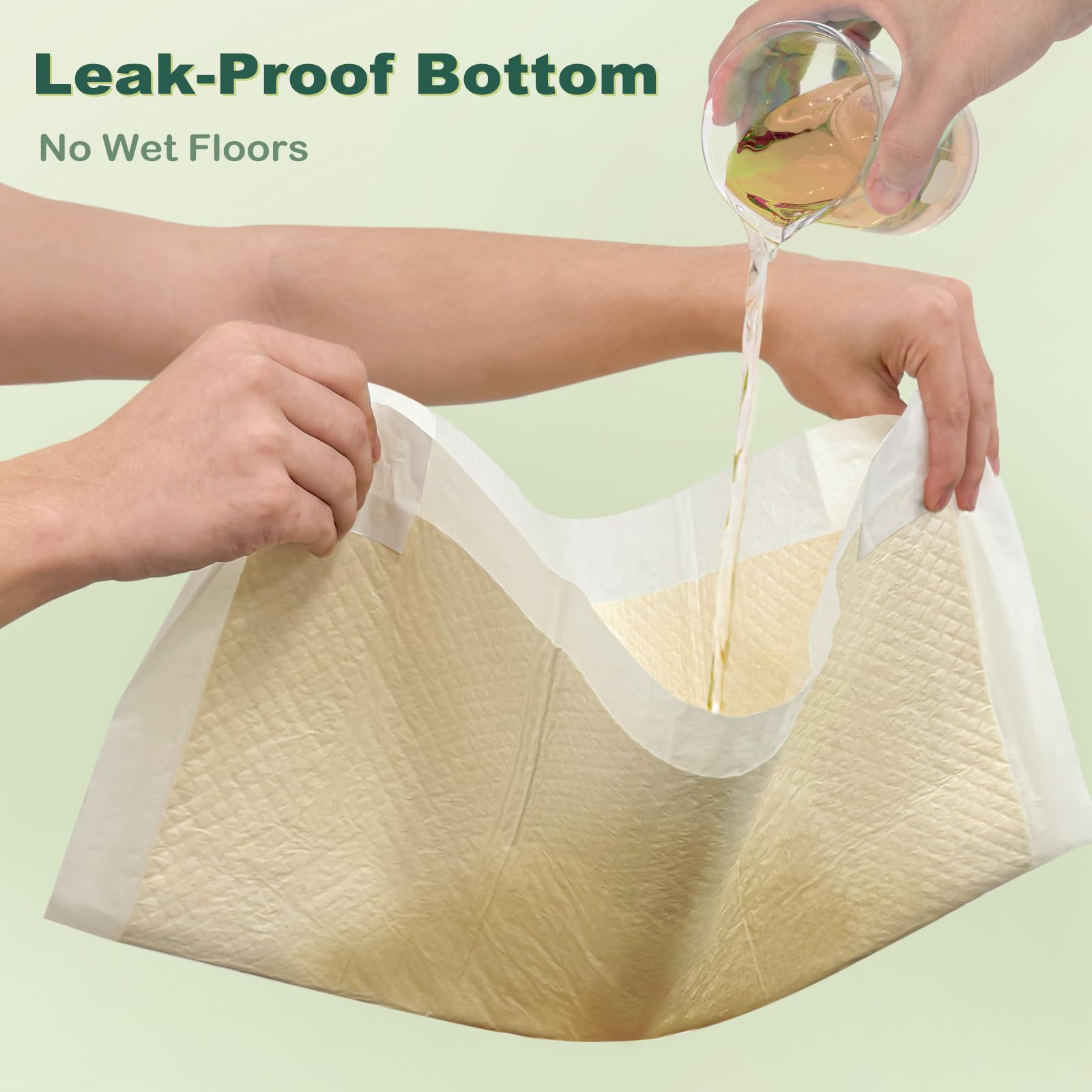 MIZOK 50-count-packaging product shot suggests convenient replacement option for ongoing potty training.