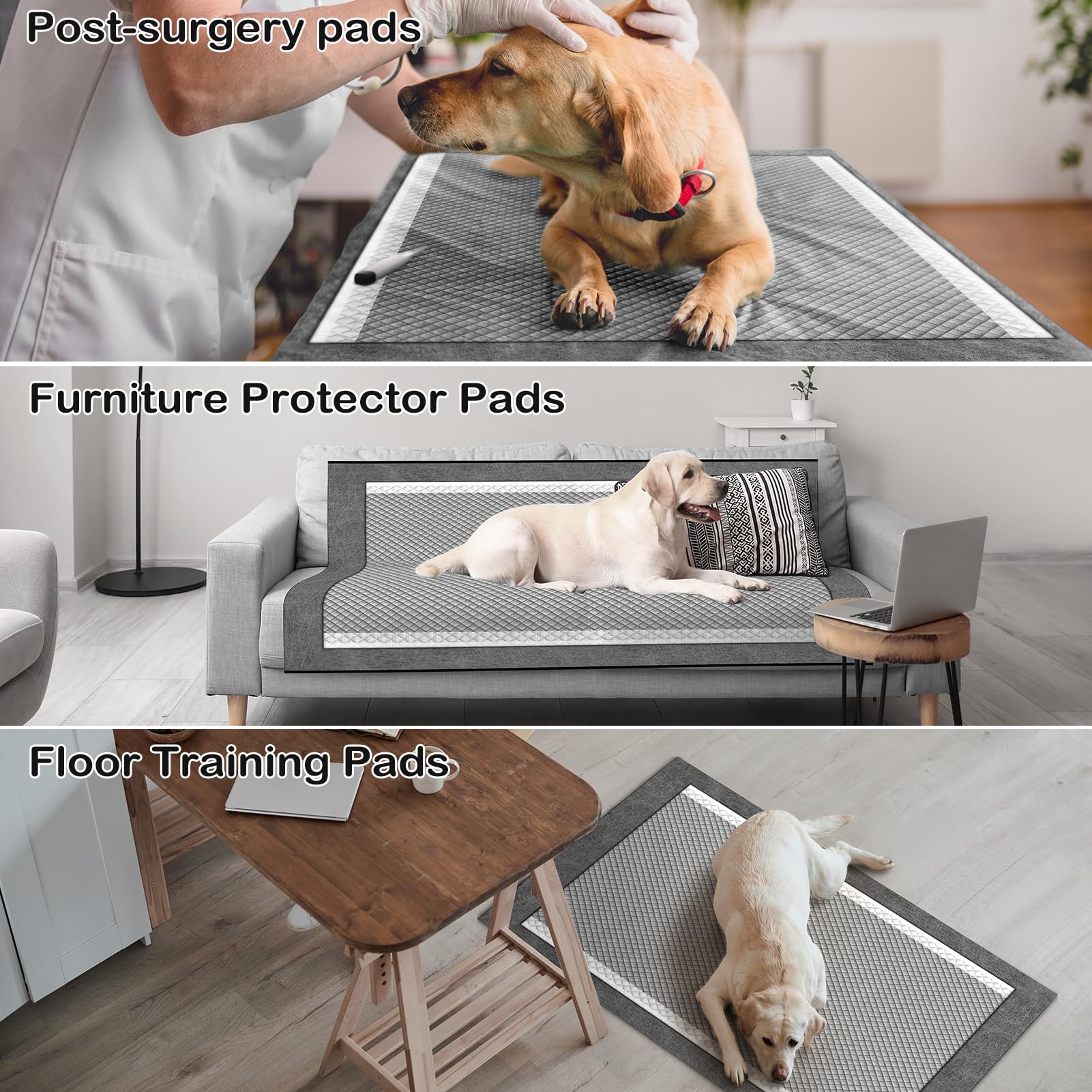 MIZOK large 28x34 pads suitable for training and incontinence care across sizes.