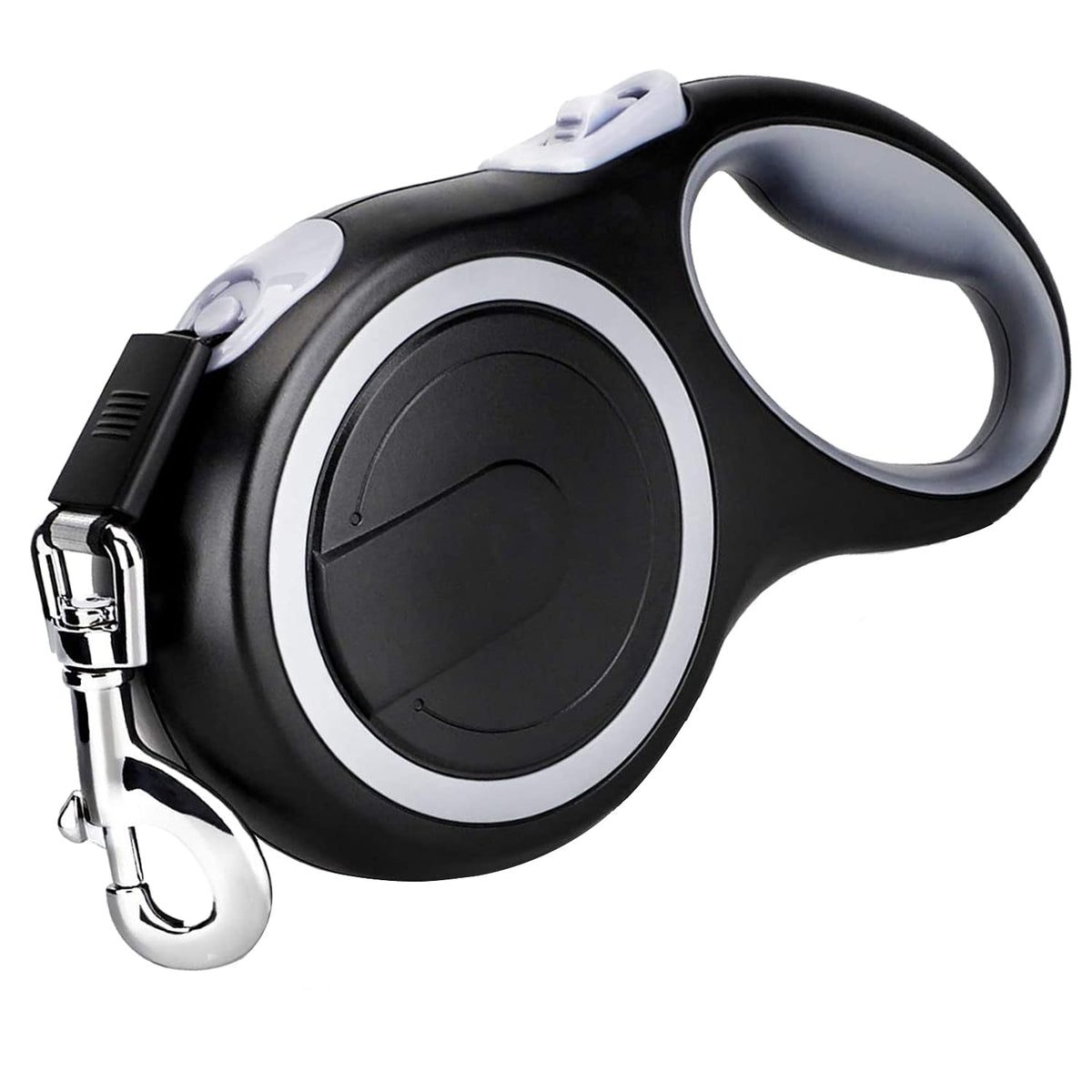 MK-DEF retractable leash with anti-slip handle offers comfortable, secure grip during long walks.