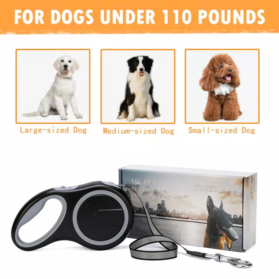 MK-DEF heavy-duty strap supports medium and large dogs for dependable daily use.