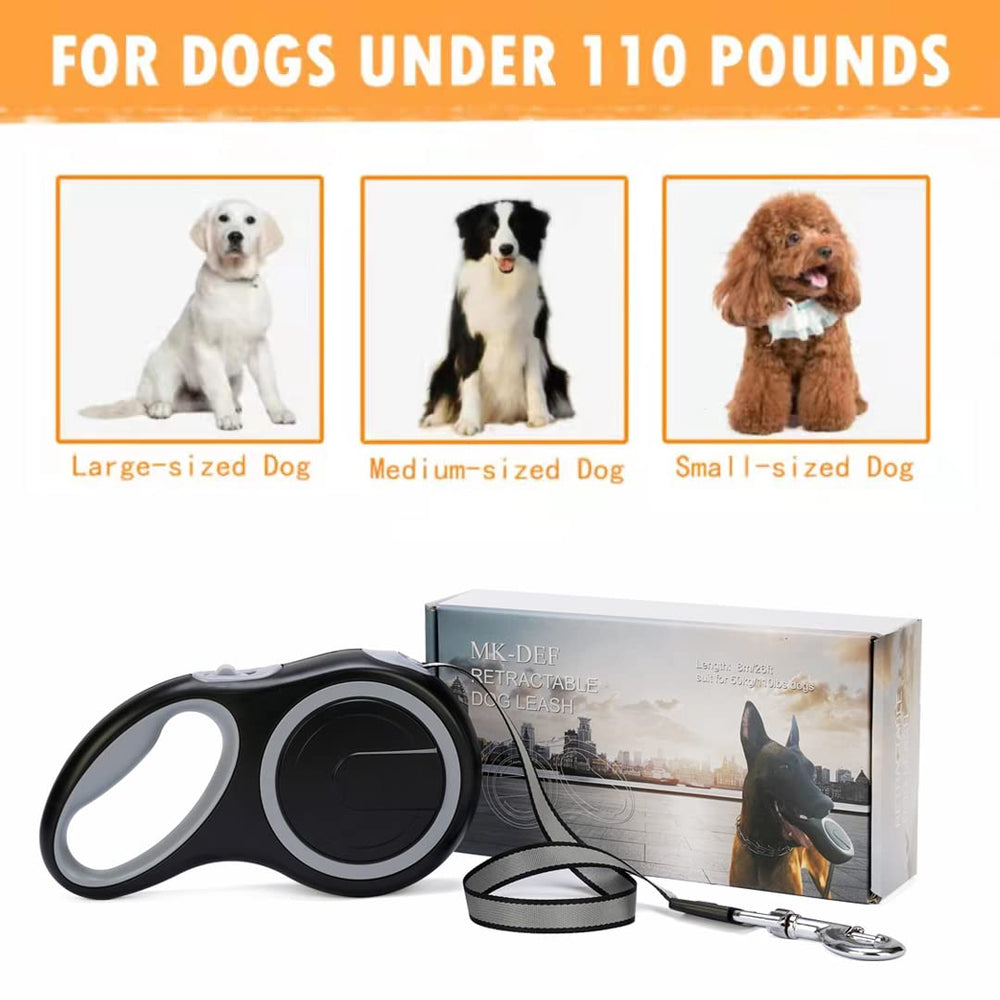 MK-DEF heavy-duty strap supports medium and large dogs for dependable daily use.