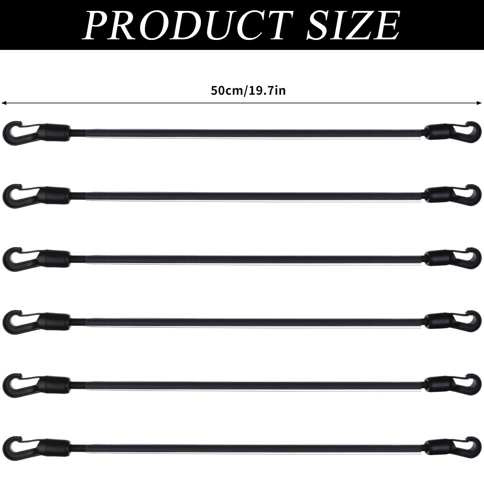 Mkhaslri elastic horse blanket strap ended clips ensure easy attachment.
