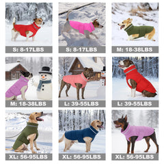 Mklhgty dog coat fabric close-up shows thick weather-resistant material for winter warmth.