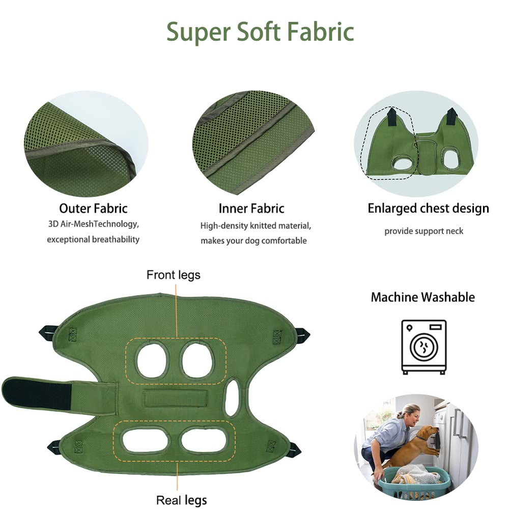 Mklhgty dog grooming hammock eye care - supports precise grooming with less stress.