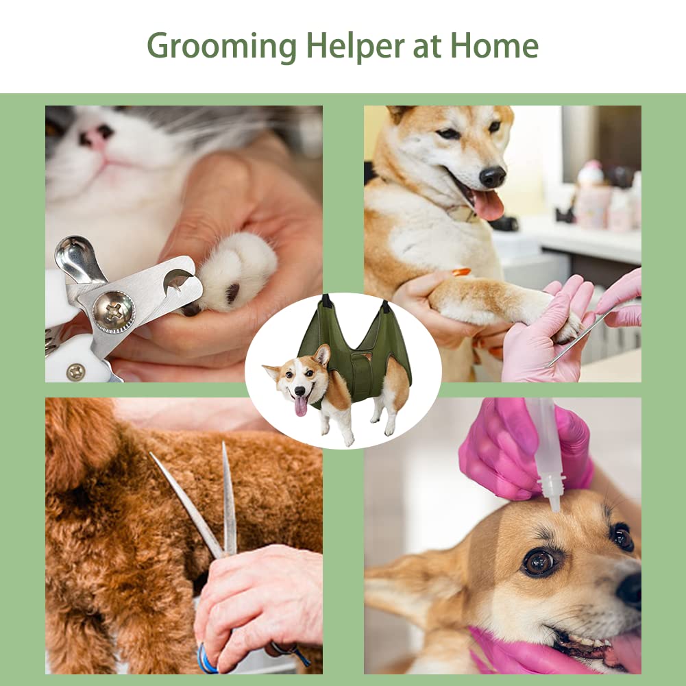 Mklhgty dog grooming hammock size chart - helps choose the right fit for pets.