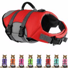 Mklhgty dog life jacket buckle closeup showing secure adjustability