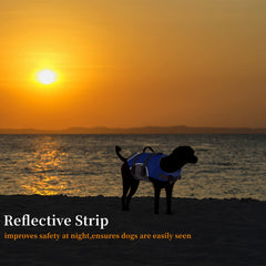 Mklhgty dog life jacket adjustable straps ensure comfortable fit across breeds