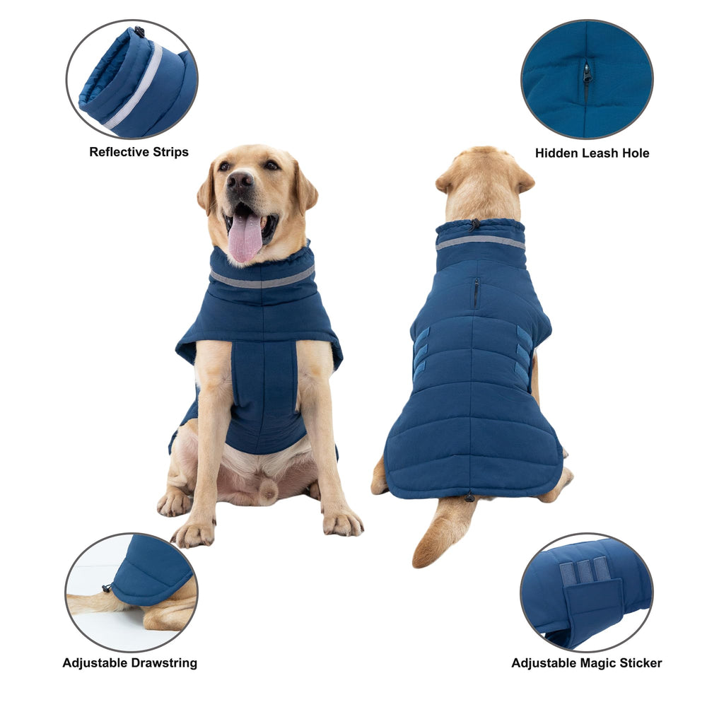 Mklhgty high collar with adjustable drawstring for wind protection