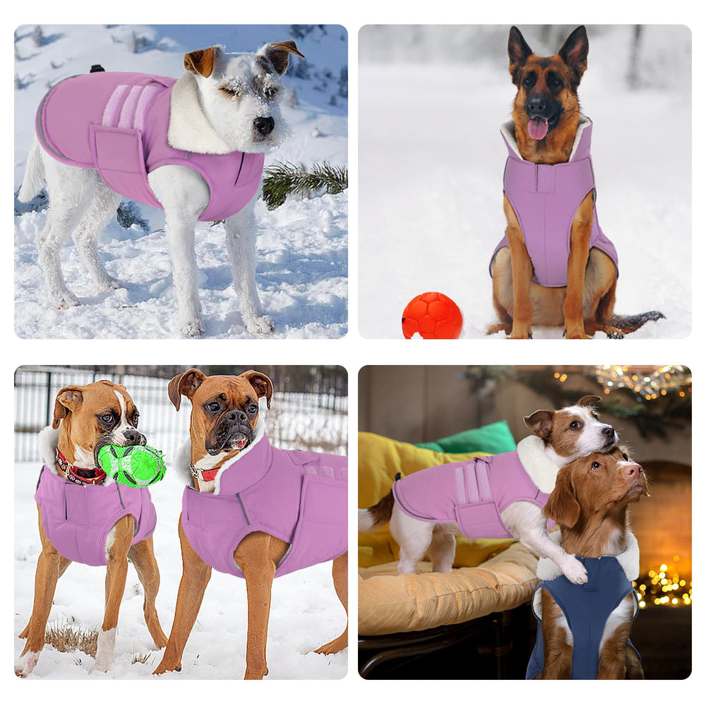Mklhgty leash-friendly jacket with adjustable fit for comfortable walks.