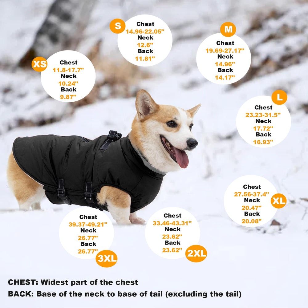Mklhgty seven size options ensure a comfortable fit for large breeds