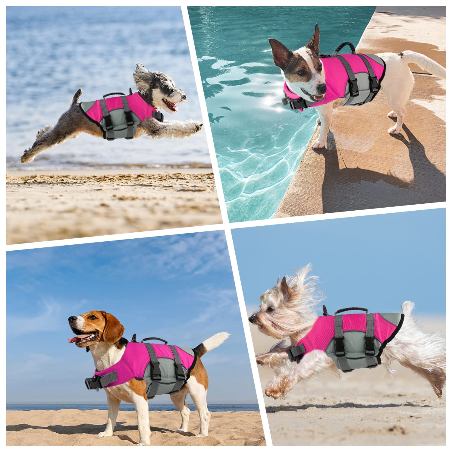 Tejido ripstop Mklhgty protege el chaleco contra desgaste en agua salada