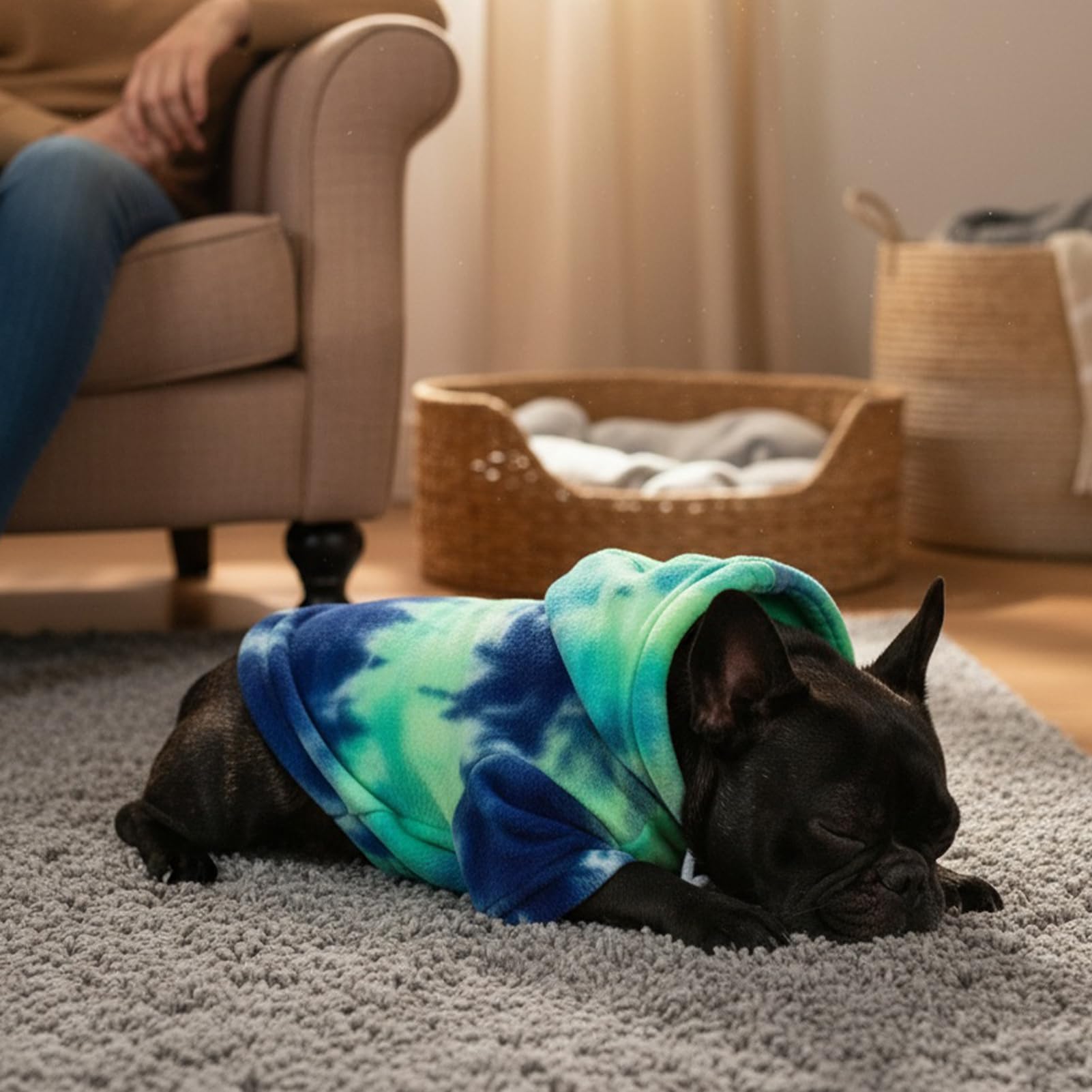 Mklhgty Hoodie shown in a festive scene for holiday photos and events.