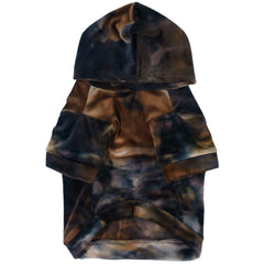 Mklhgty tie dye dog hoodie wearable fit for quick dressing and outings