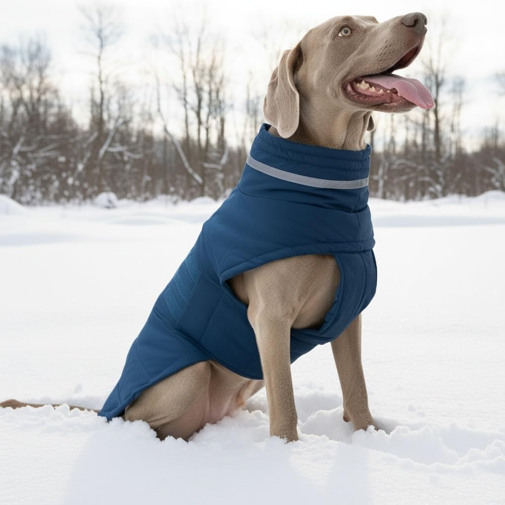 Mklhgty night-visibility during winter walks improves safety