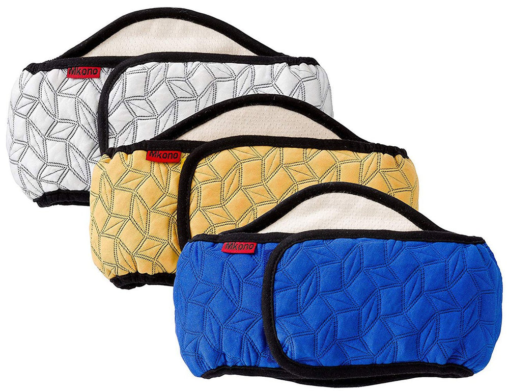 Mkono blue belly band wrap for small dogs, leak-proof protection.