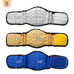 Mkono white belly band wrap with adjustable sizing for precise fit.