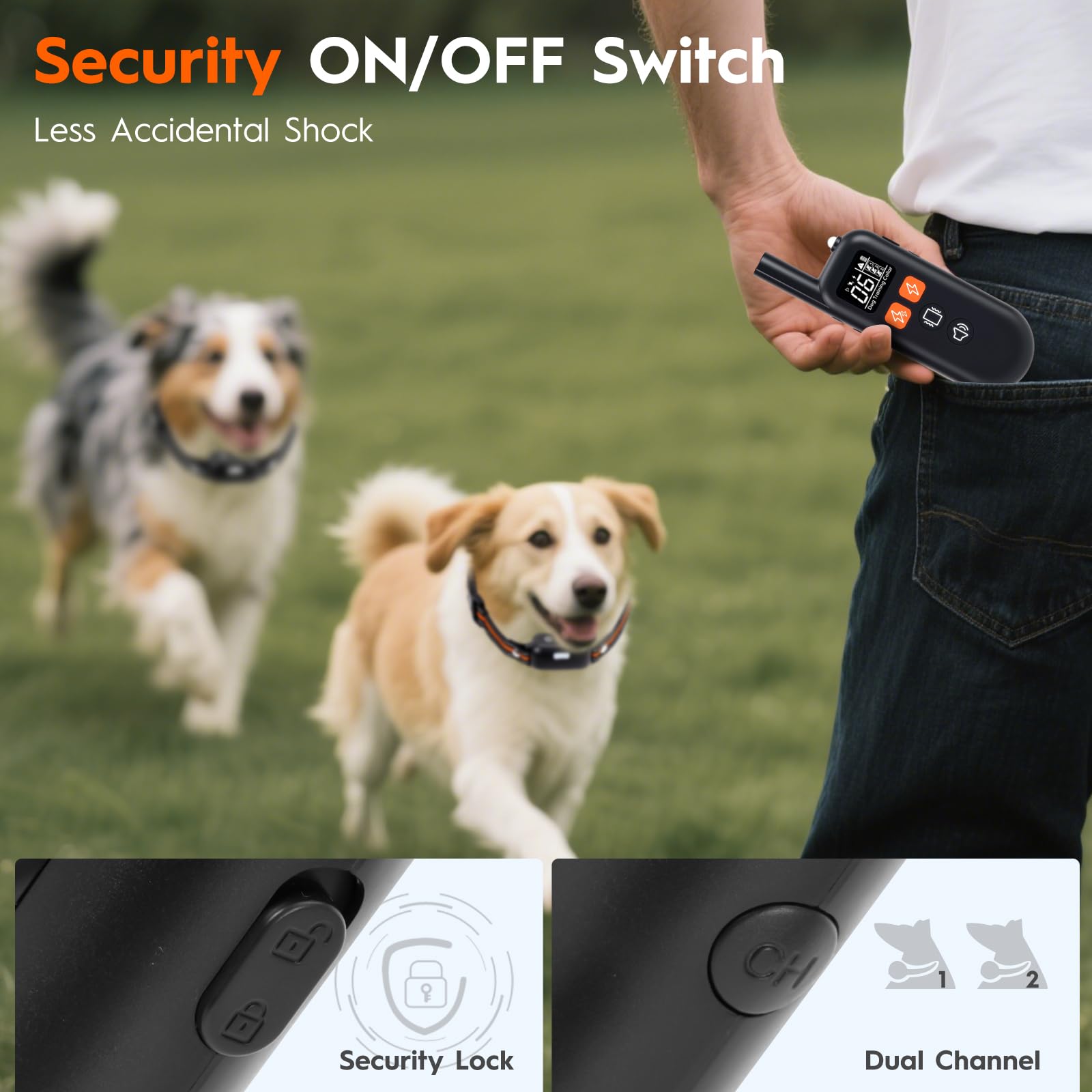 MKZ ultra-lightweight 57g collar offers all-day comfort.