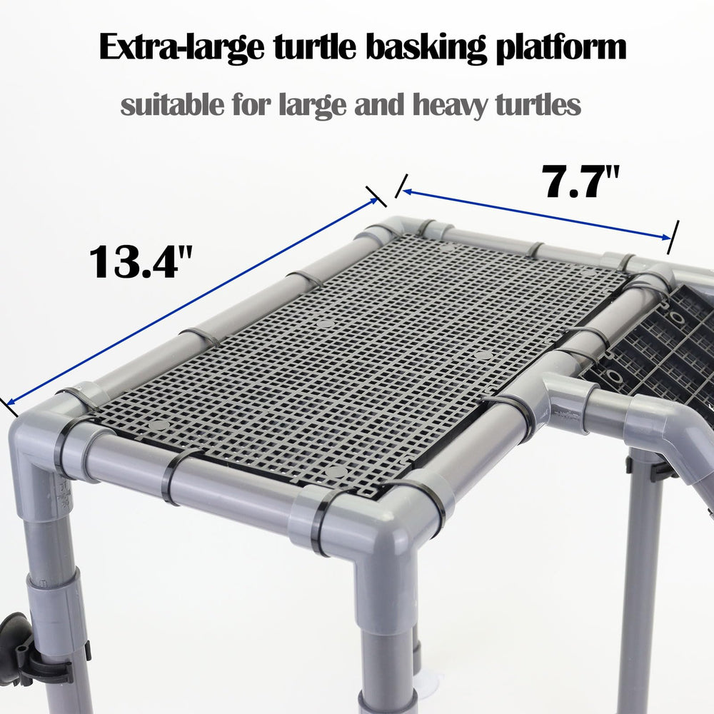 MLONDHSU turtle basking platform active-turtle-use helps busy turtles access sunning spots