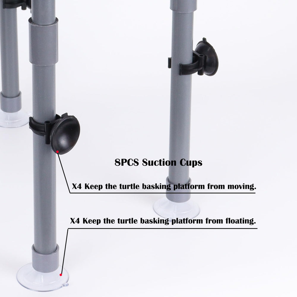 MLONDHSU turtle basking-platform assembly-instructions-friendly design aids DIY setup.