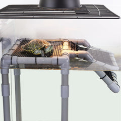 MLONDHSU turtle basking platform dry sunbathing area promotes daily basking without crowding