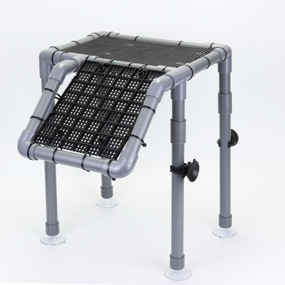 MLONDHSU turtle basking-platform full view demonstrates stable resting area for medium to large tanks.