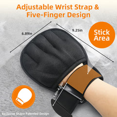 MMGOPET pet-hair-remover-glove-five-finger-design reaches tight spots for effective fur pickup.