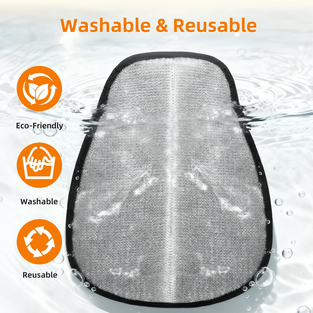 MMGOPET pet-hair-remover-glove-reusable-eco-friendly emphasizes reusable solution over disposable sheets.