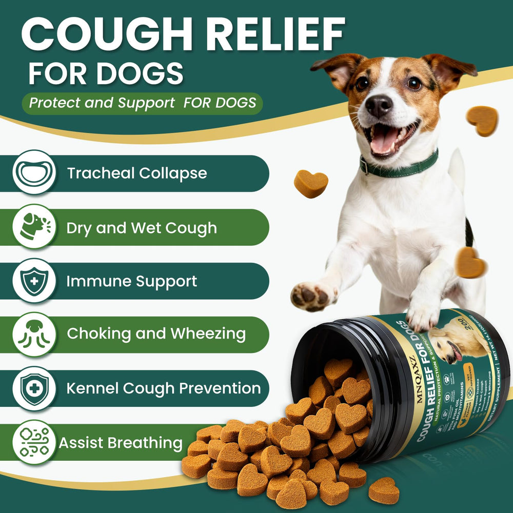 MNQAXZ dog cough relief chews chicken-flavor treat boosts palatability