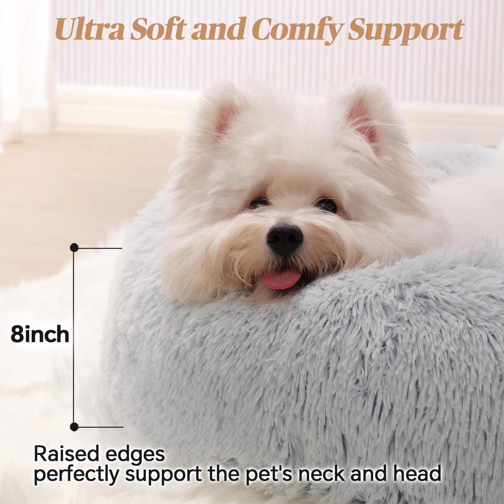 MNWHUC anti-slip bottom keeps the bed in place for safer sleep.