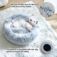 MNWHUC calming dog bed machine washable feature for easy cleanup after adventures