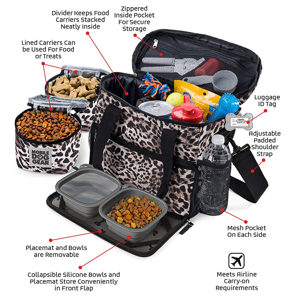 Mobile Dog Gear Week Away bag shows airline-friendly exterior for easy carry.