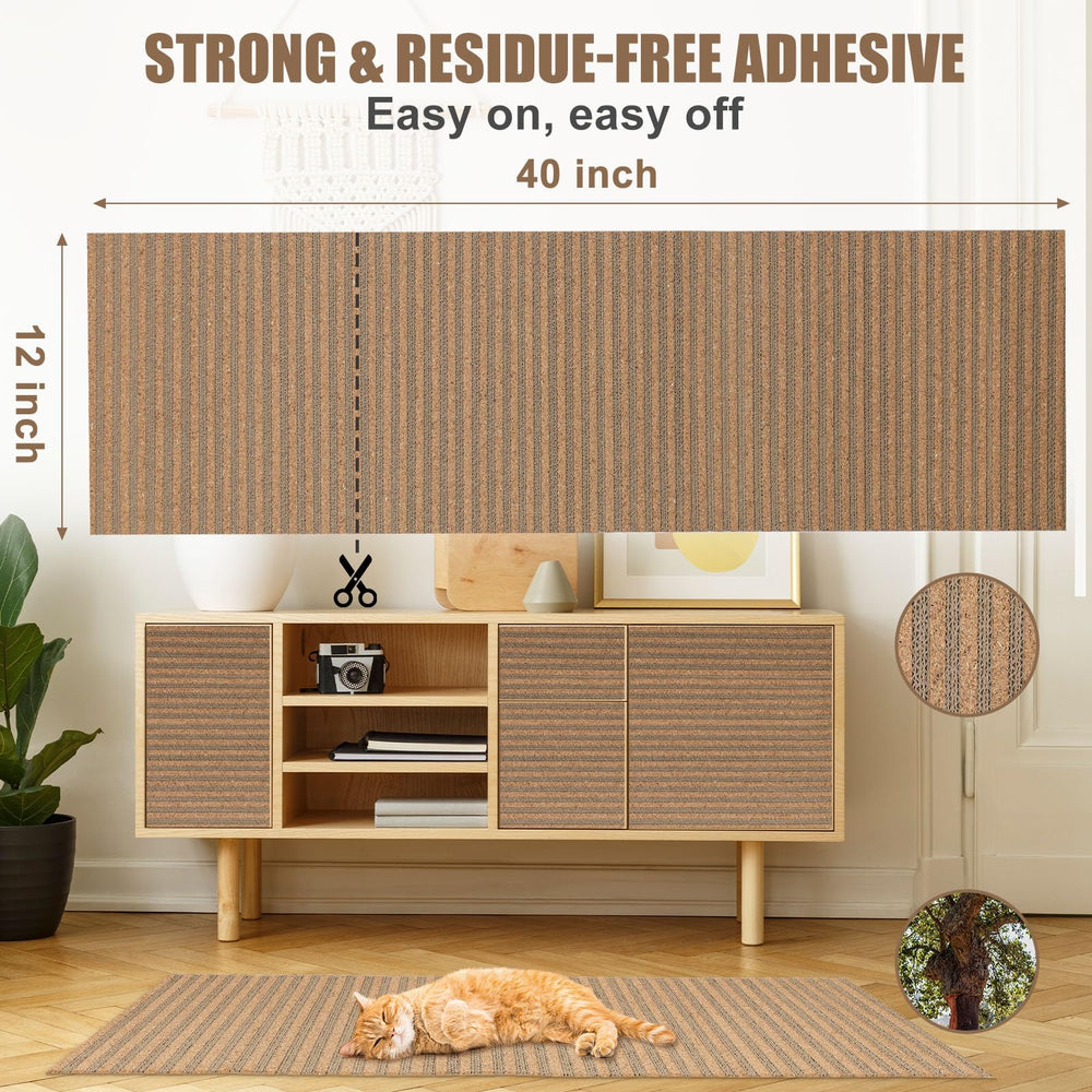 Mocherpion scratch pad can be cut to fit furniture or beds for flexible setup.