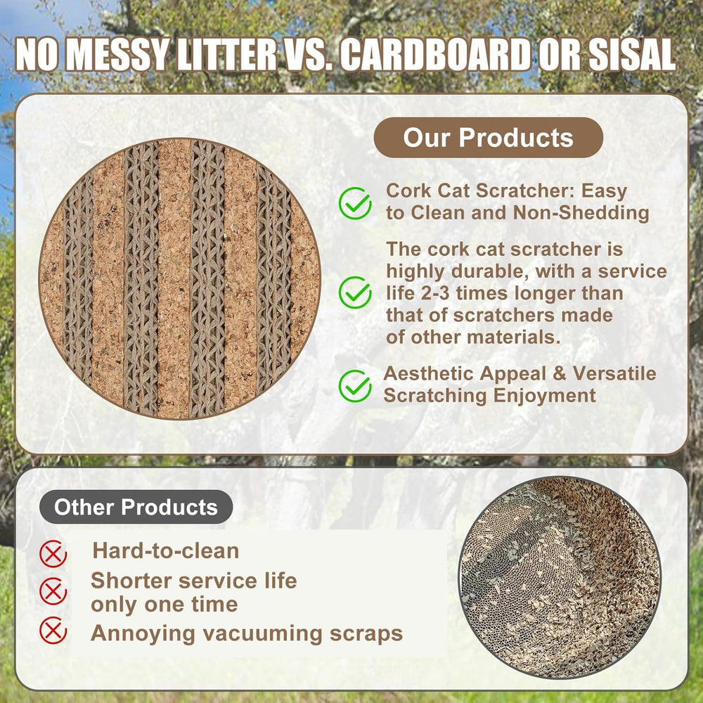 Mocherpion sustainable cork highlights eco-friendly materials for mindful owners.