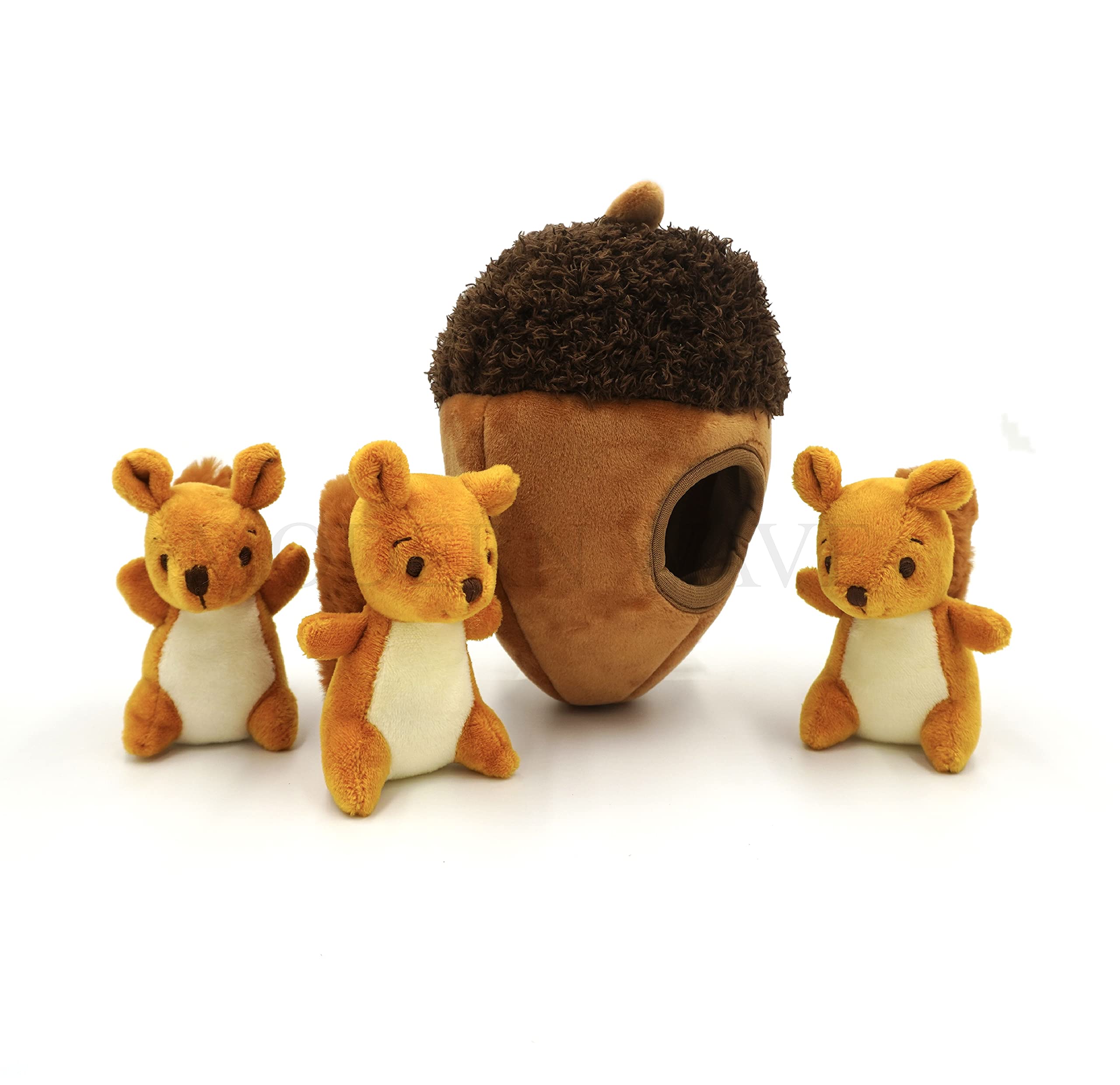 MODERN WAVE soft plush dog toy closeup, gentle material for daytime joy.