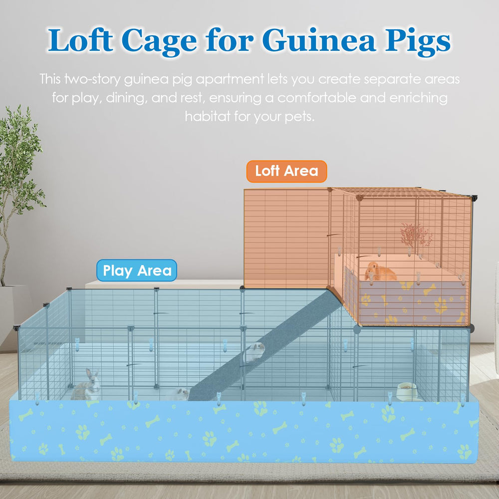 MODESLAB cage dimensions 48x24x32 inches for ample roaming room.