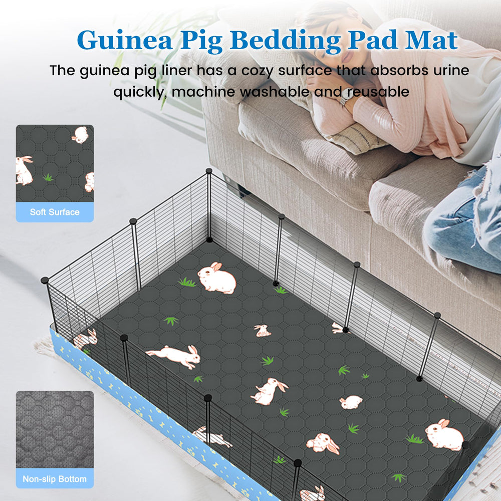 MODESLAB Guinea Pig Cage easy assembly image promotes quick setup in minutes