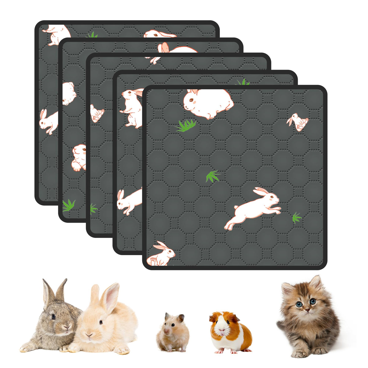 MODESLAB guinea pig cage liner 12x12 demonstrates rapid absorption for tidy habitats