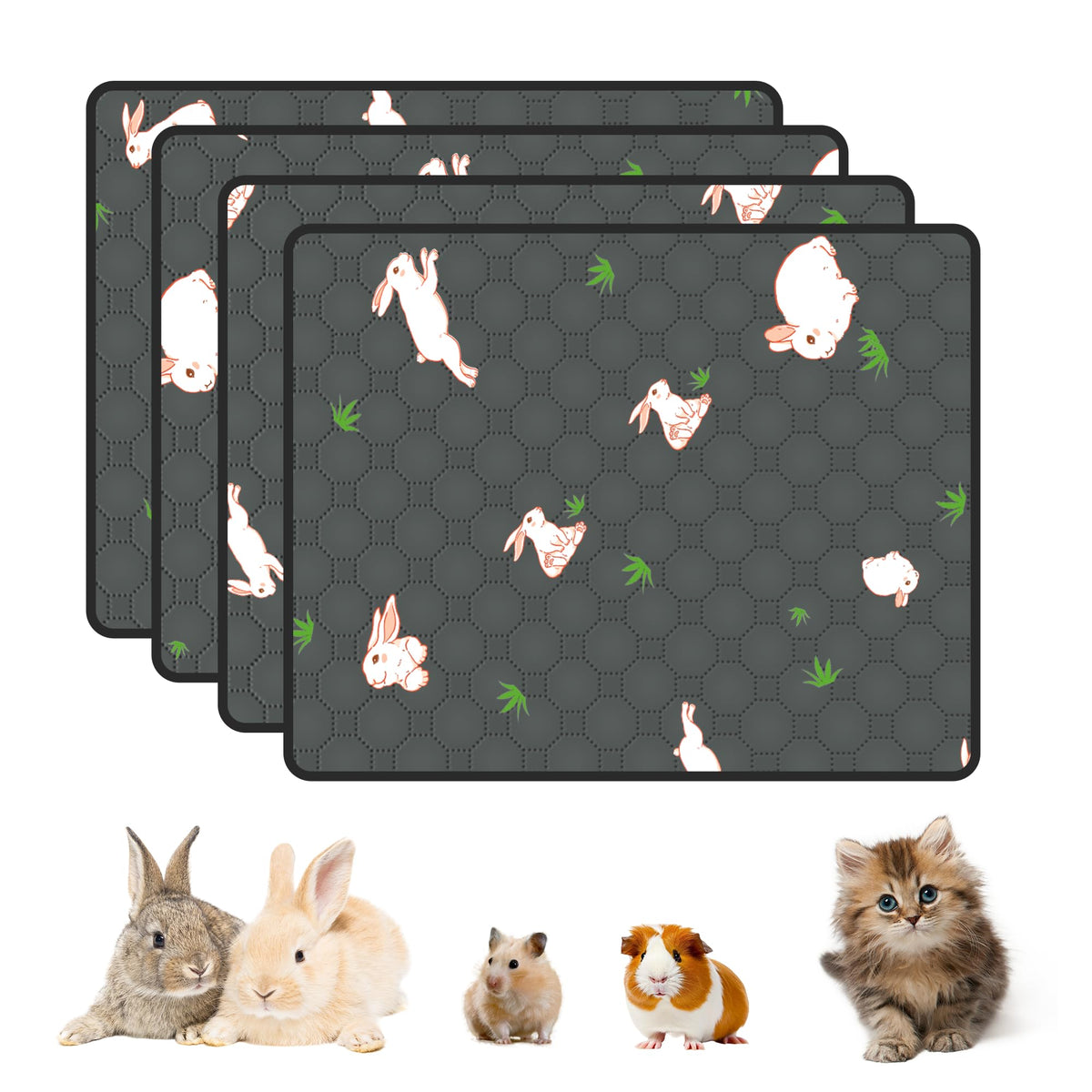 MODESLAB guinea pig cage liner 18x24 absorbent surface for quick mess absorption