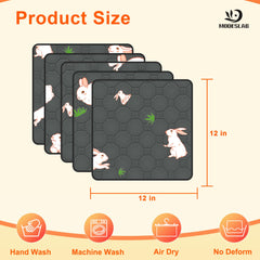MODESLAB guinea pig cage liner being washed highlights reusable, easy-clean design