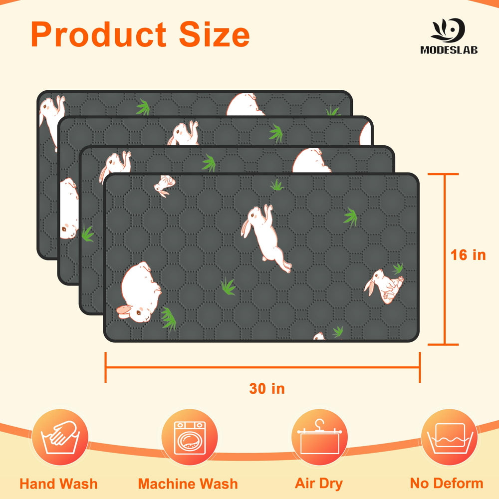 MODESLAB cage liner shows leakproof backing and non-slip dots to prevent shifting.