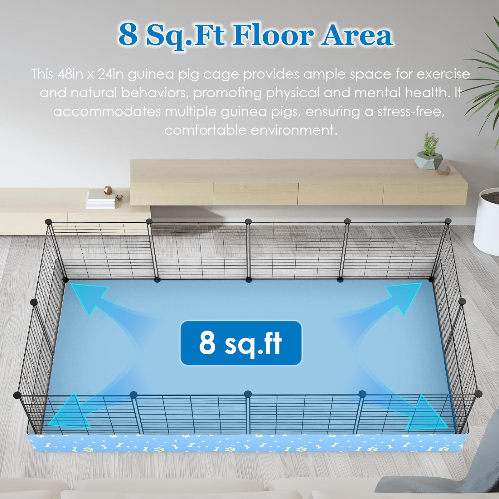 MODESLAB PVC bottom liner is waterproof and easy to wipe clean.