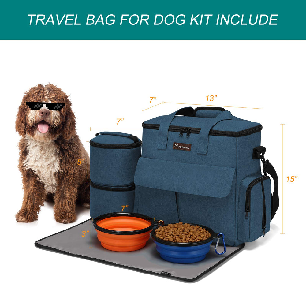 Modoker silicone bowls with travel bag for easy on-the-go meals