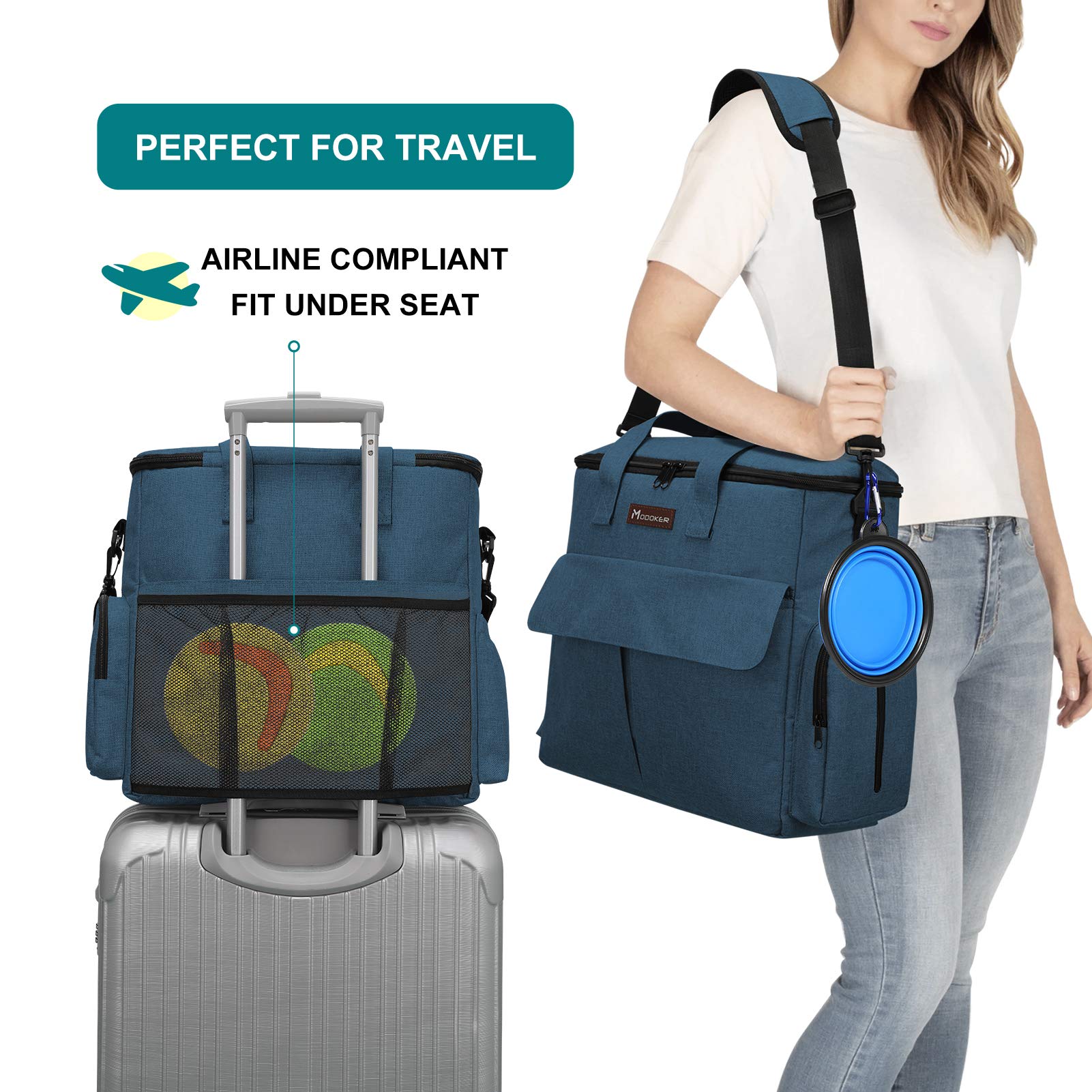 Modoker feeding mat for spill-free dining during travel