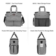 Modoker dog travel bag large inner compartment for treats and toys