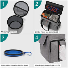 Modoker food carriers bag keeps meals organized during travel
