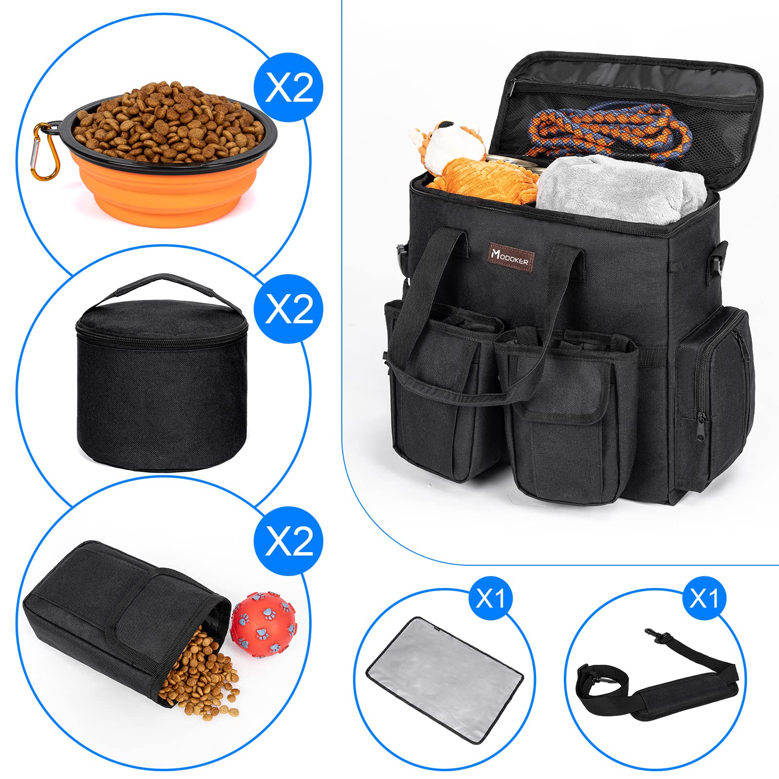 Modoker roller bag sleeve over luggage handle simplifies travel.