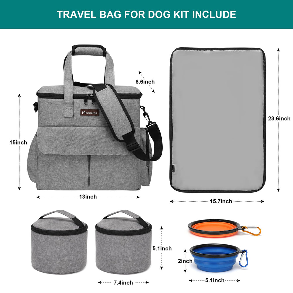 Modoker silicone collapsible bowls save space while traveling