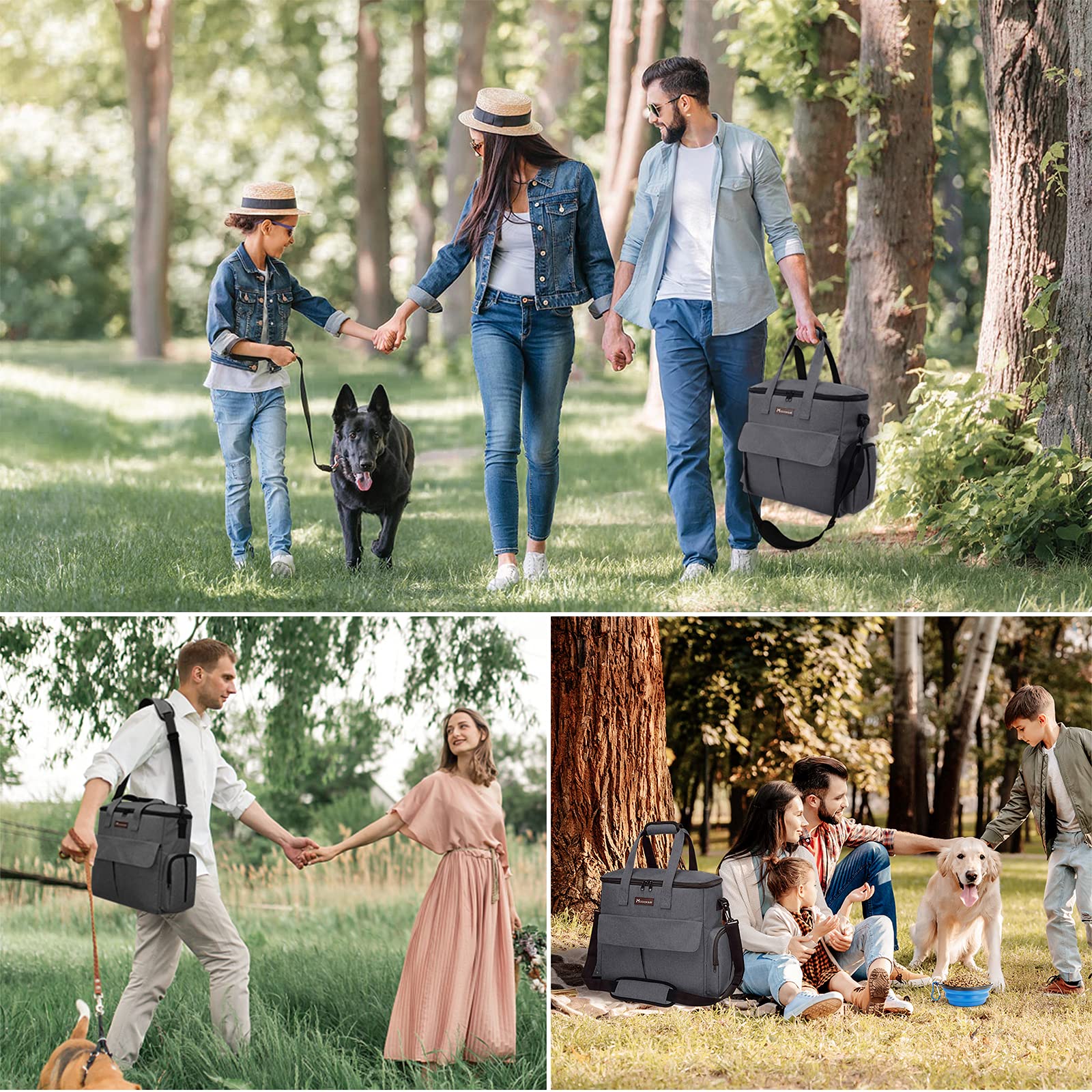 Modoker travel organizer kit with multifunctional pockets for pet gear.