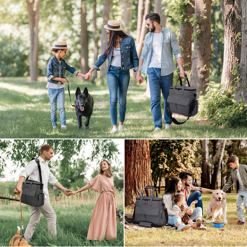 Modoker travel organizer kit with multifunctional pockets for pet gear.